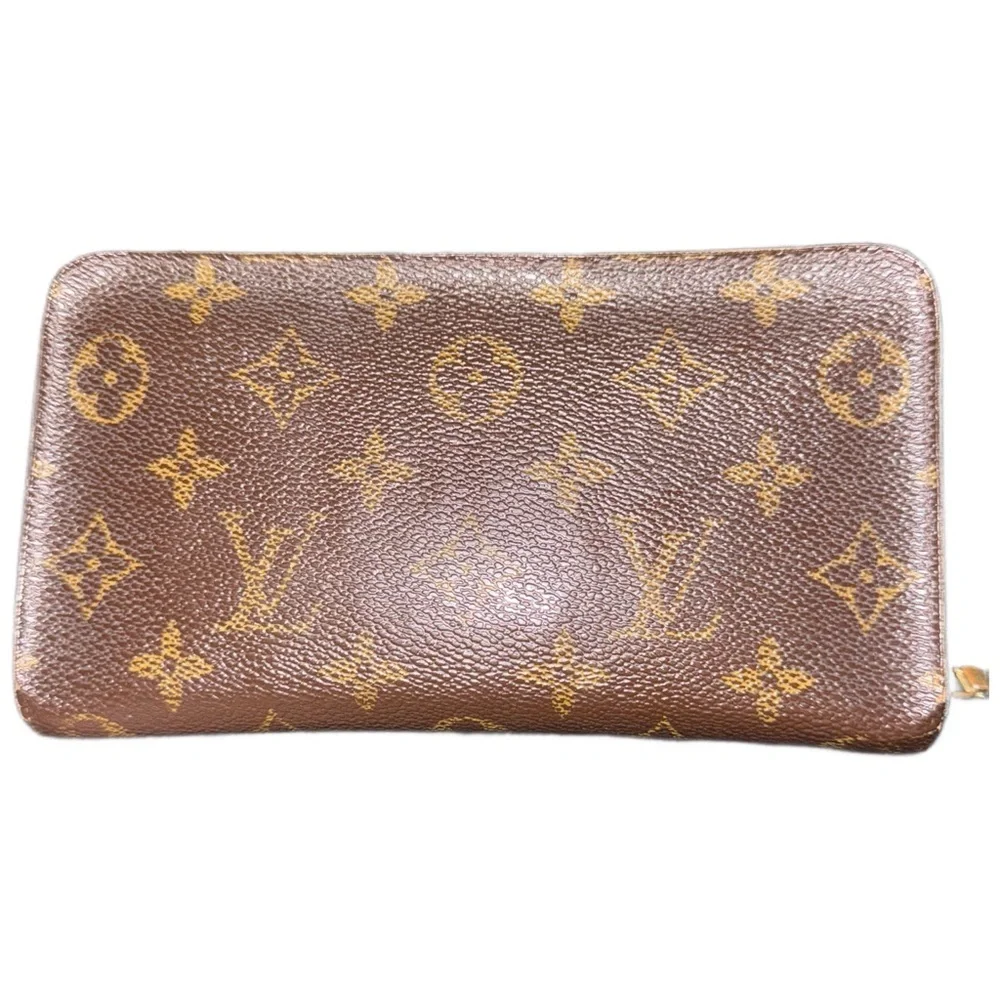 Louis Vuitton Brown Monogram Wallet Duo- Zippy & Sarah